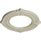 Ekena Millwork Benson Ceiling Medallion (Fits Canopies up to 6 1/8"), 11 1/8"OD x 6 1/8"ID x 5/8"P, Clear Yellow CM11BNCYF - alternate 5